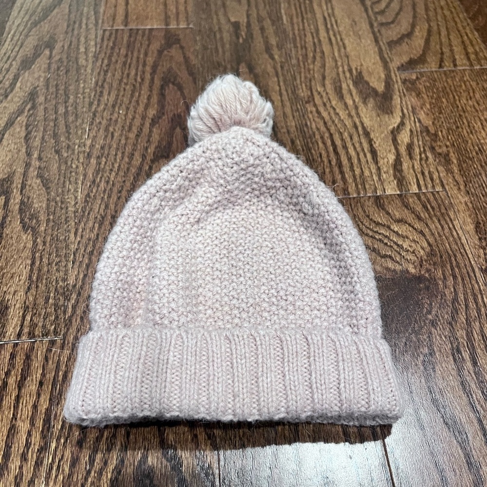 1+ in the family pompom hat - blush - size 3 Months